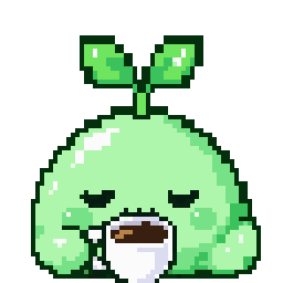 A frame from Mochi's coffee animation